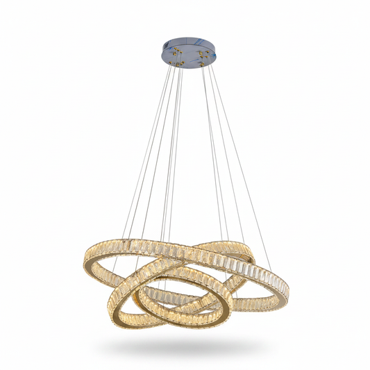 Dimmable Crystal Chandelier for Modern Homes